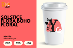 Solstice Flora Boho Floral Monogram Product Image 1