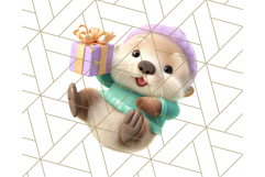 3D Under the Sea Christmas Clipart, Ocean Christmas PNG Product Image 3