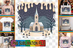 Joyful PNG TSHIRT Art Ideas, Winter Product Image 1