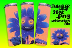 Summer Bloom Sensation: Smiling Flowers Sublimation Product Image 1