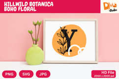 Hillwild Botanica Boho Floral Monogram Product Image 1