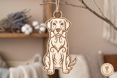 Labrador Retriever Laser Cut SVG | Dog Ornament SVG Product Image 1