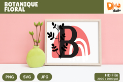 Botanique Floral Monogram Product Image 1