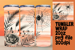Creative Tumbler Wrap Template , Halloween Product Image 1