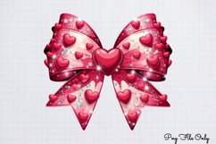 Coquette Valentine Clipart PNG Product Image 1