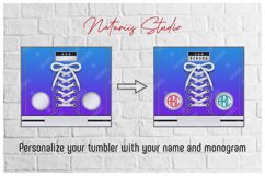Monogram Sneaker patterns for 20oz SKINNY TUMBLER. Product Image 3