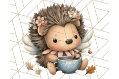 Forest Fairy Garden Creatures PNG, Whimsical Woodland Art Product Image 3