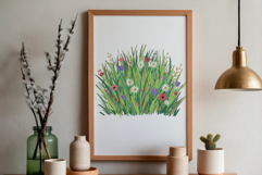 Whimsy Spring Green Grass Clipart Product Image 6