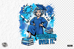 Graduation Funny Girl PNG - Graduation PNG Sublimation Product Image 1