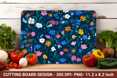 Flower Meadow Cutting Board | Cutting Board Png Product Image 1