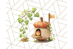 Whimsical Woodland Animal Village PNG Clipart Fantasy Forest Product Image 3