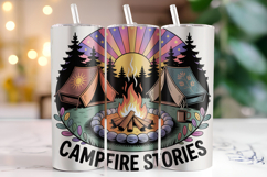 Campire Stories Tumbler Wrap | Sublimation | Tumblers Product Image 1
