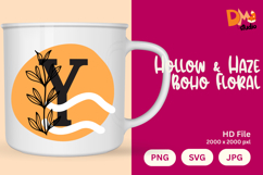 Hollow &amp; Haze Boho Floral Monogram Product Image 1
