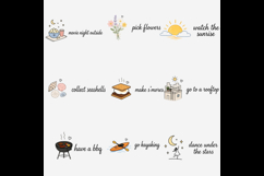 Summer Bucket List PNG Bundle | 27 Summer Activity Clipart Product Image 4