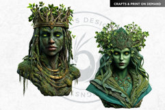 Fantasy Rulers Clipart PNG, Fantasy King &amp; Queen Portraits Product Image 8