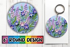 Spring Vibes 3D Keychain - Floral Beauty Product Image 1