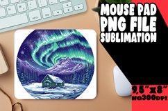 Scenic Sublimation Mouse Pad PNG Product Image 1