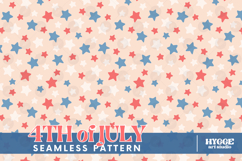 American 4th of July Patriotic Stars Seamless Pattern Bundle Product Image 2