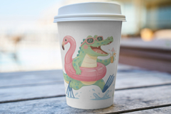 Funny Summer Dino Clipart Product Image 5