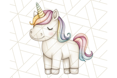 Fairy Tale Unicorn PNG Pastel Magic Clipart, Fantasy Rainbow Product Image 3