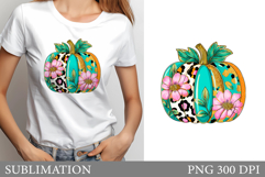 Pumpkin T-Shirt Design. Pumpkin Sublimation Product Image 1