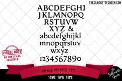 French Printed Type alphabets Product Image 1