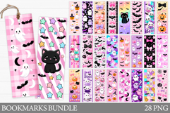 Halloween Bookmark Bundle. Halloween Ghost Bookmark Design Product Image 1