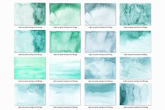 35 Light Sea Green Watercolor Backgrounds, Artistic Textures Product Image 6