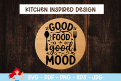 Good food, good mood SVG Product Image 1