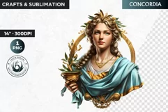 Roman Godddess Clipart, Concordia, Roman mythology graphics Product Image 1