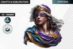Roman Goddess Clipart, fortuna, Roman mythology graphics Product Image 1