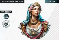 Roman Goddess Clipart, Lucina,Roman mythology graphics Product Image 1