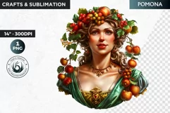 Roman God Clipart, Pomona, Roman mythology graphics Product Image 1