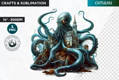 Cthulhu PNG Clipart,Call of Cthulhu, Lovecraft cliparts Product Image 1
