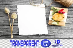 350 PAPER, SCROLLS TRANSPARENT PNG FILES, PHOTOSHOP OVERLAYS Product Image 1