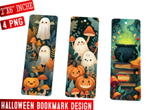 Halloween Bookmark Collection | 2x6 PNG Printable ,Halloween Product Image 1