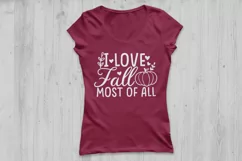 I Love Fall Most Of All Svg, Thanksgiving Svg, Fall Svg. Product Image 2