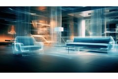 abstract blurred sci fi interior Product Image 1