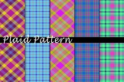 Plaid Pattern Digital Paper Bundle Product Image 1