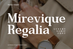Mirevique Regalia - Serif Font Product Image 1