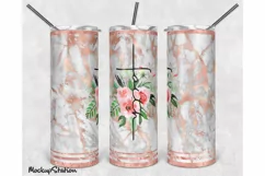 Faith 20oz Skinny Tumbler Design Sublimation Christian PNG Product Image 1