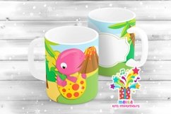 Dinosaur Mug Sublimation Designs #1 Product Image 1