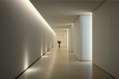 Modern minimalistic corridor with soft lighting Product Image 1