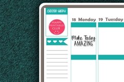 Make Today Amazing Planner Sticker I Script Planner Stickers Product Image 2