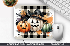 Mouse Pad Sublimation, Halloween Mouse Pad PNG Design Product Image 1