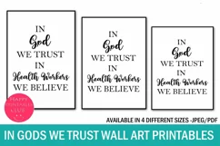 In God We Trust Health Workers We Believe Wall Art Printable Product Image 1
