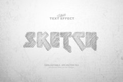 Editable text effect, sketch text Product Image 1