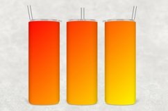 Red &amp; Yellow Tumbler Wrap Sublimation Product Image 1