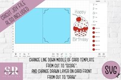 Birthday card insert design| Paper cutting | Cricut Joy svg Product Image 3