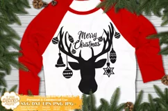 Reindeer SVG | Merry Christmas SVG | Funny Christmas SVG Product Image 1
